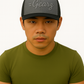 2Gearz trucker baseball cap with detachable 4" round pouch and free bandana